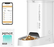 PETKIT Automatic Cat Feeder, 2.4GHz Auto Cat Feeder with App Control 3L
