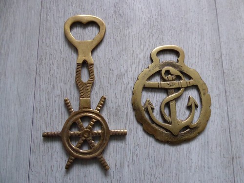 Ships anchor horse brass - anchor, &