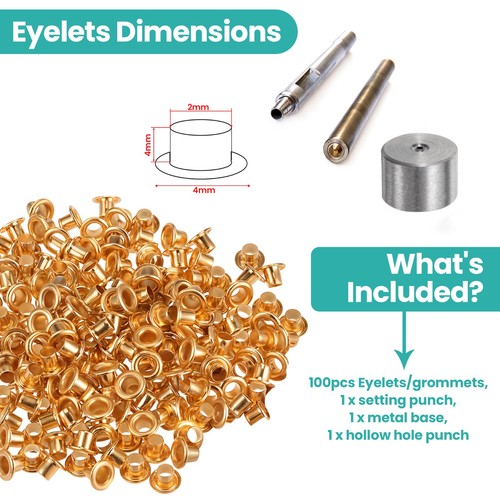 2mm eyelet setter - setter, hand