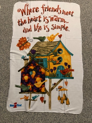 Vintage throw blanket birds - vintage,