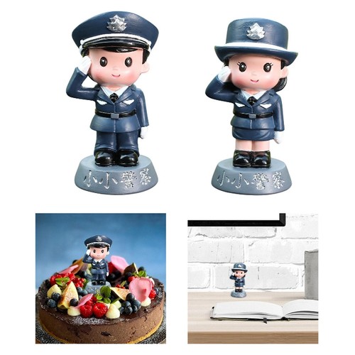 Police figure statue ornament - statue,