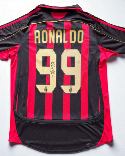Signed ronaldo nazario shirt - nazario,