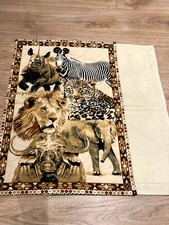 Quilted table centres, pot holders, apron, Handmade, African themed  - new