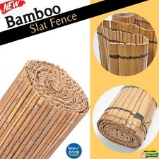 4m Bamboo Slat Fence Screen