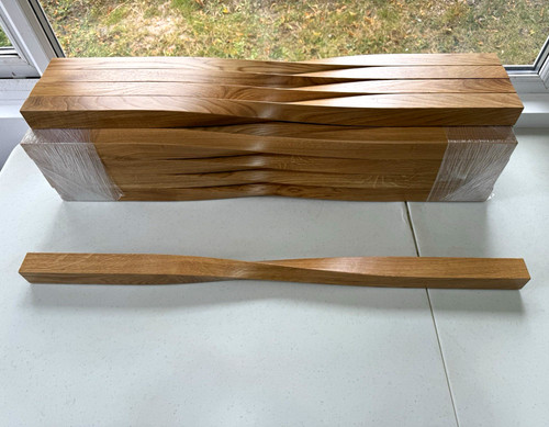 Oak twisted stair - 25,