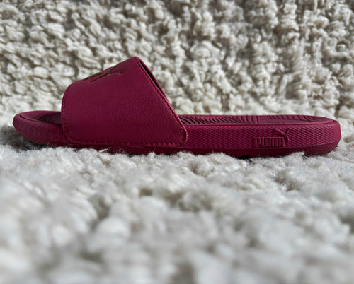 Puma pink logo - pink, slide