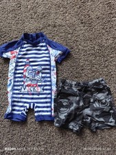 Baby Boy Swim Suit And Shorts