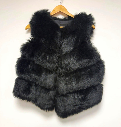 Ffs women black faux - ffs, fur