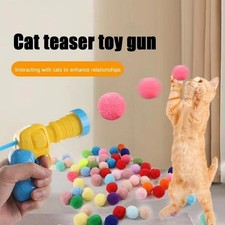 Cat Ball Gun Interactive Toy