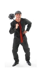 Adult Men’s Disney Mary Poppins Bert Fancy Dress Costume XL - Read Description