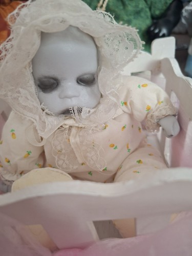 Ooak gothic horror doll creepy - ooak,
