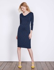 Boden Polka Dot Cowl Neck