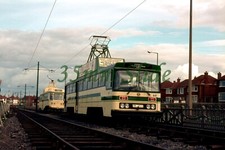 BLACKPOOL CENTENARY TRAM 641  660 MELTON PLACE OCT 1984 ORIGINAL SLIDE&COPYRIGHT