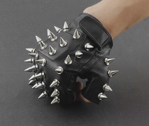 Hedgehog mens punk biker - punk,