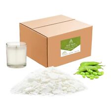 Soy Wax/Soya 100% Pure Candle Making Wax Natural Flakes Clean Burning White UK