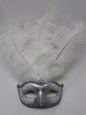 LADIES WHITE & SILVER VENETIAN