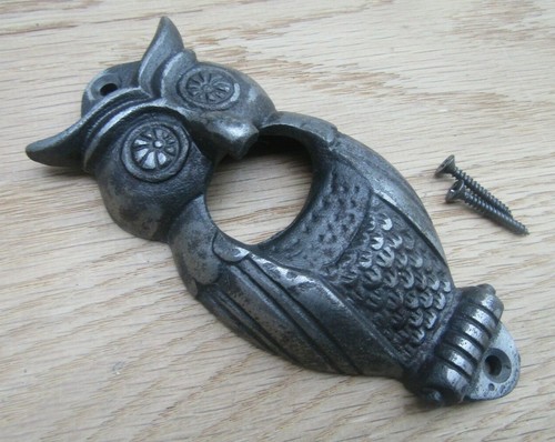 Owl cast antique - cast, iron