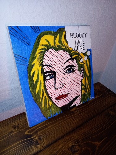 Lichtenstein style pop - lichtenstein, art