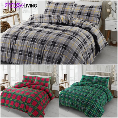 Flannelette duvet cover - flannelette,
