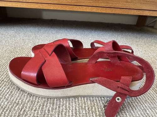 Sandals worn once - a.p.c.,