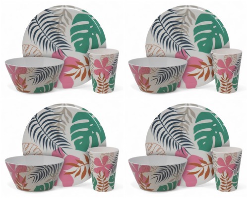 12pc melamine dinner set - 12pc,