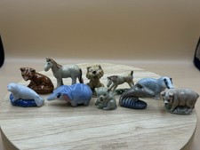 JOB LOT OF 10 WADE Whimsies Horse, Elephant Lion, Pig Animals A/F