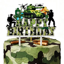 Military Cake Topper Soldier