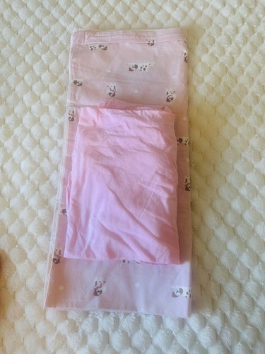 Pink baby nursery bedding - pink,