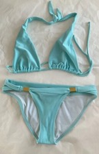 Vix Paula Hermanny designer  Blue bikini size S