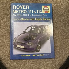 ROVER METRO 111 & 114 1990 to