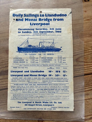 196os daily sailing handbill - 196os,