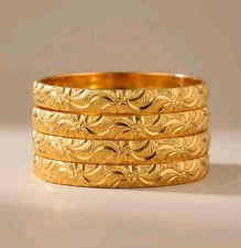 Ethnic bangles 22k - bangles, gold
