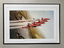 MILITARY AVIATION PRINT- ' RED