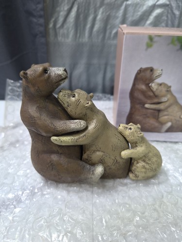 Bear family ornament figurine - ornament,