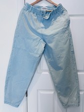 L F Markey Baggy Baby Blue Demin Jeans Waist 31”