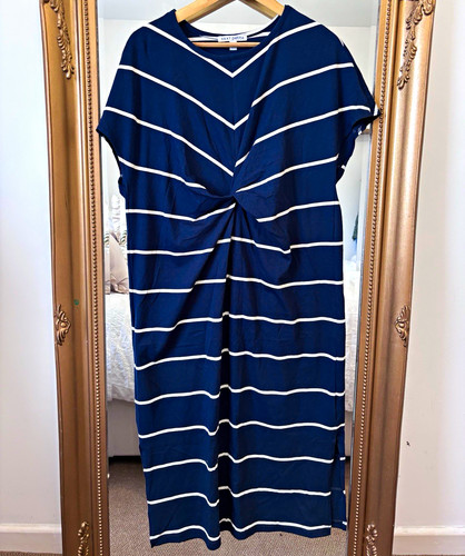 Next navy white striped - white,