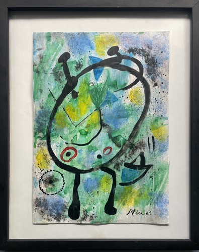 Miro joan original painting - miro,