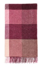 Bronte by Moon ?? Alfresco Lindley Raspberry Throw/Blanket 100% Pure New Wool