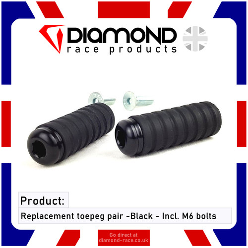 Diamond replacement toepegs - -,