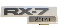 Genuine Mazda Silver Rear RX-7 Efini Emblem Decal Sticker FD3S 13B Jdm Parts