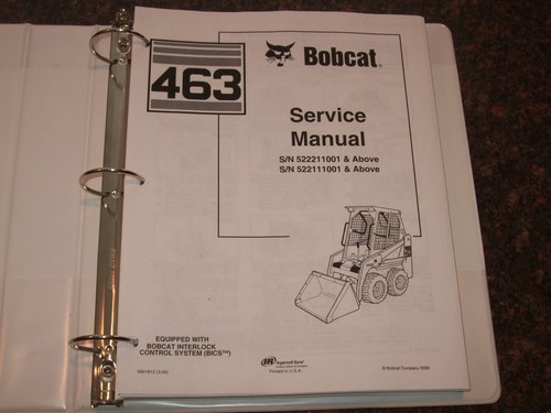 Bobcat 463 skid - skid, steer