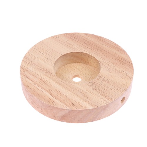 15cm wood table lamp - wood,