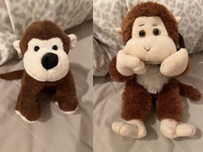 2 Soft Toy Monkeys