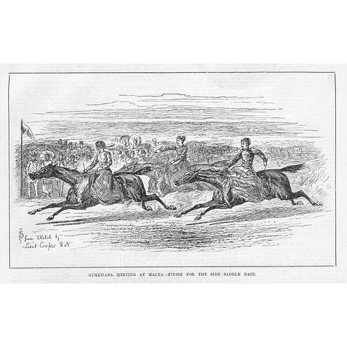 Malta side saddle race - at, a