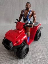 WWE Mattel Wrekkin' Slam 'N' Spin ATV Vehicle with Big E Wrestling Figure