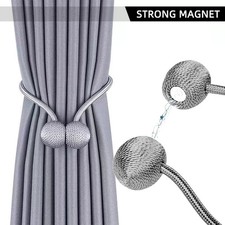 2x Strong Magnetic Curtain Tie