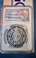 1oz King Charles PF70 Silver Coronation Proof Coin