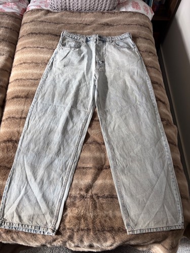 Mens stonewash baggy jeans - baggy,