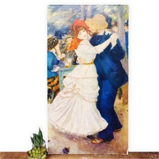 Vintage Renoir Print French Wall Art Impressionist Painting Portrait Couple Used