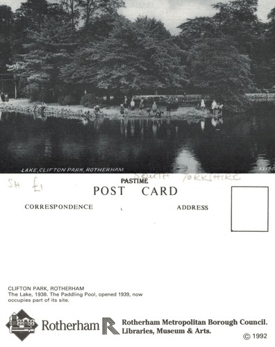 Vintage postcard lake - -,